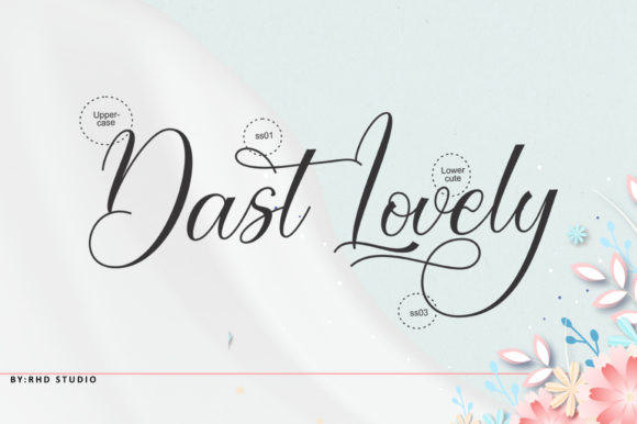 Dast Lovely Font Poster 7