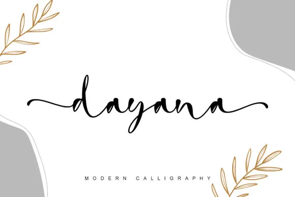 Dayana Font Dayana Font Poster 1