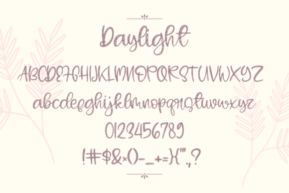 Daylight Font Poster 4
