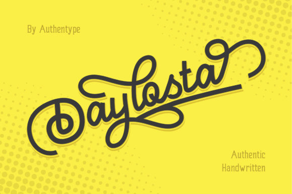 Daylosta Font Poster 1