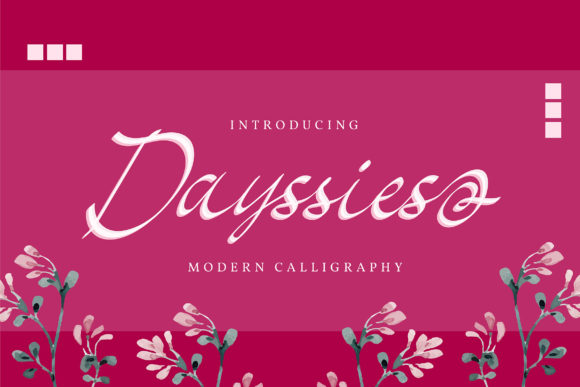 Dayssies Font Poster 1