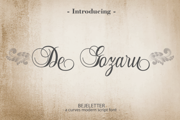 De Gozaru Font Poster 1