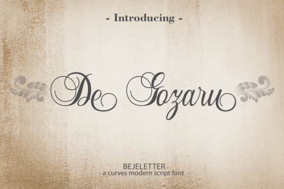 De Gozaru Font De Gozaru Font Poster 1