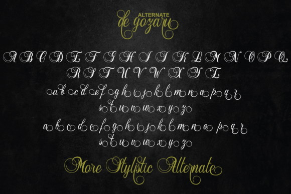 De Gozaru Font Poster 7