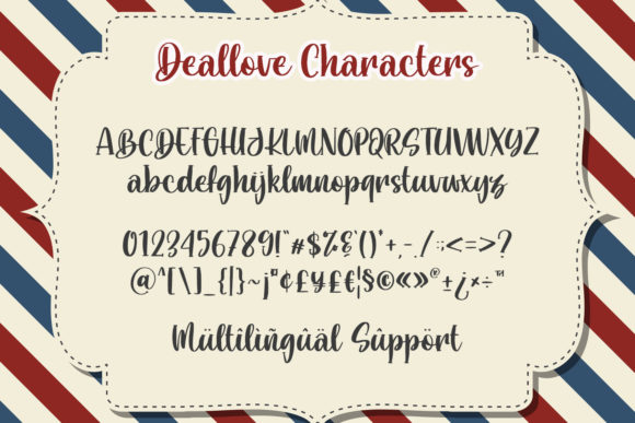 Deallove Font Poster 7