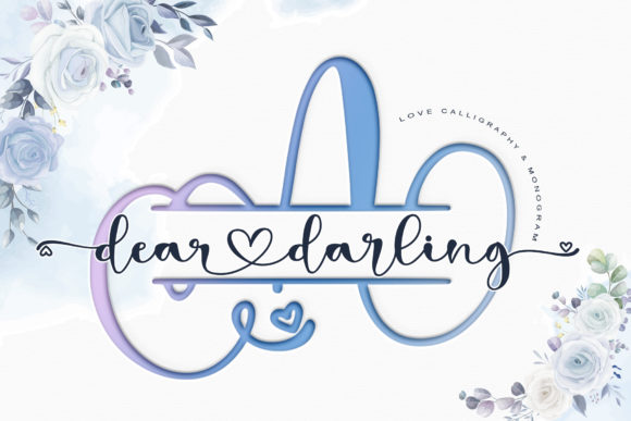 Dear Darling Font Poster 1