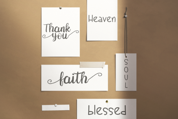 Dear God Duo Font Poster 5