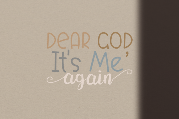 Dear God Duo Font Poster 7