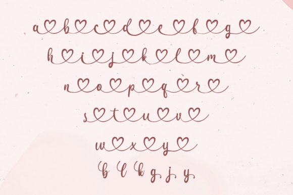 Dear Heart Font Poster 9