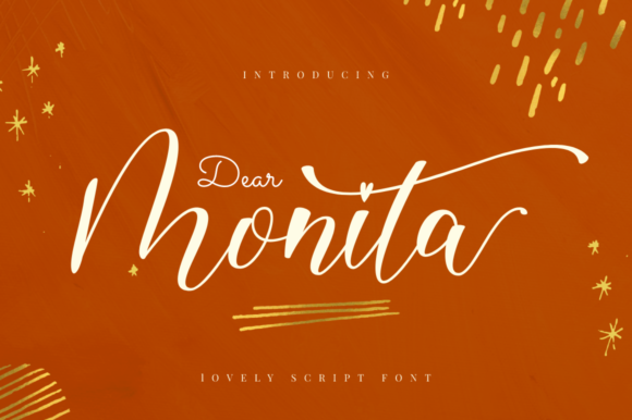 Dear Monita Font Poster 1