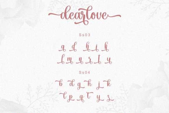 Dearlove Font Poster 11