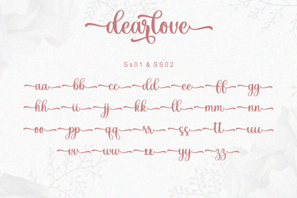 Dearlove Font Poster 9