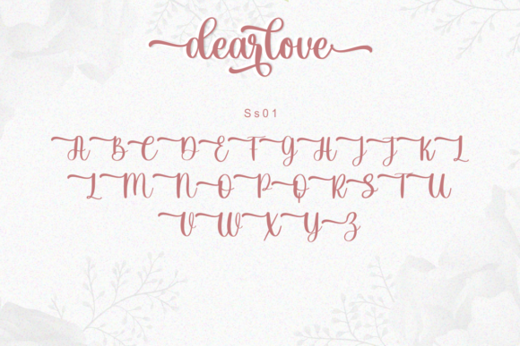 Dearlove Font Poster 10