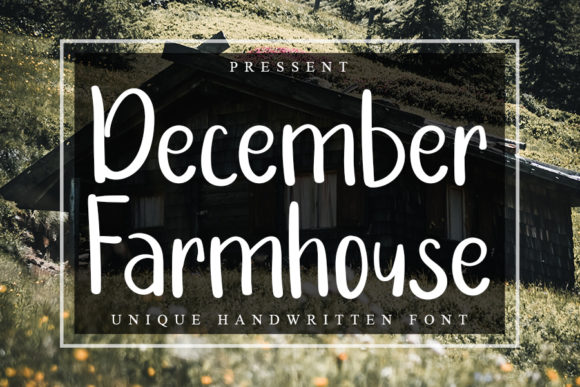 December Farmhouse Font