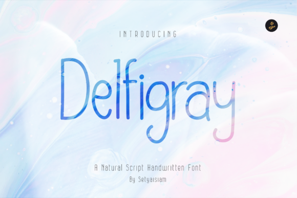 Delfigray Font Poster 1