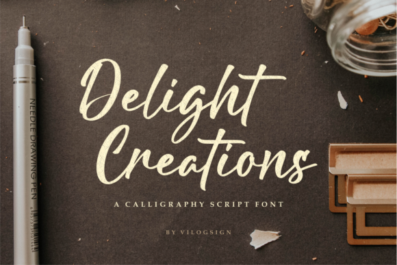 Delight Creations Font Poster 1