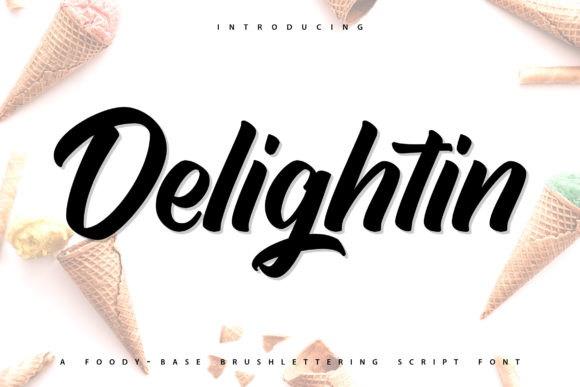 Delightin Font Poster 1