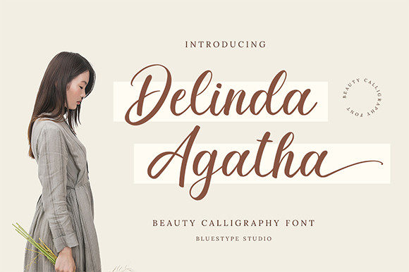 Delinda Agatha Font Poster 1