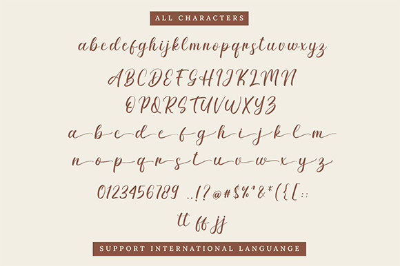 Delinda Agatha Font Poster 5