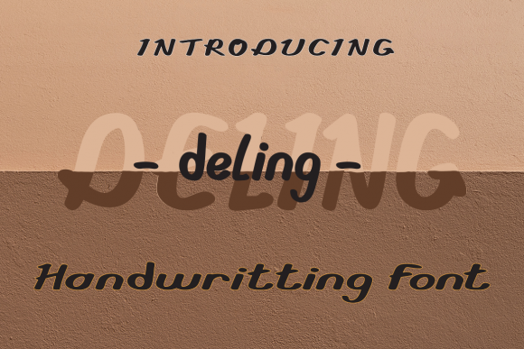 Deling Font Poster 1