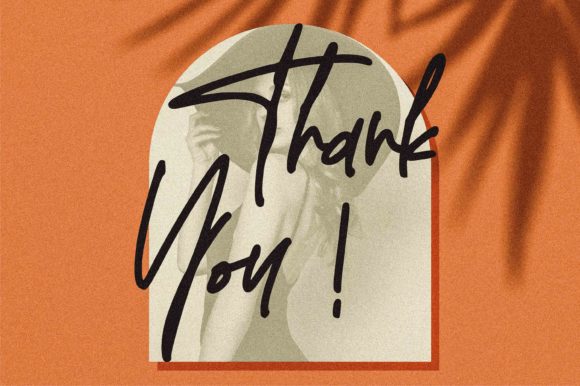 Delistha Signature Font Poster 14
