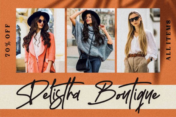 Delistha Signature Font Poster 9