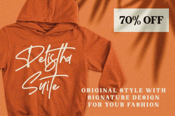 Delistha Signature Font Poster 10
