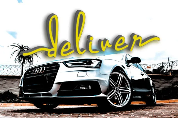 Deliver Font Deliver Font Poster 1