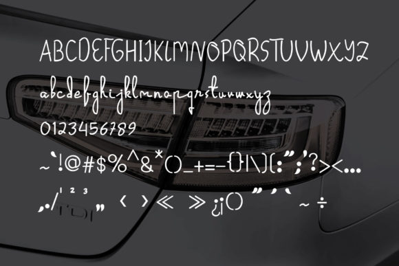Deliver Font Poster 3
