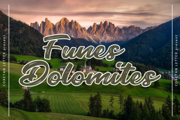 Della Della Font Poster 6