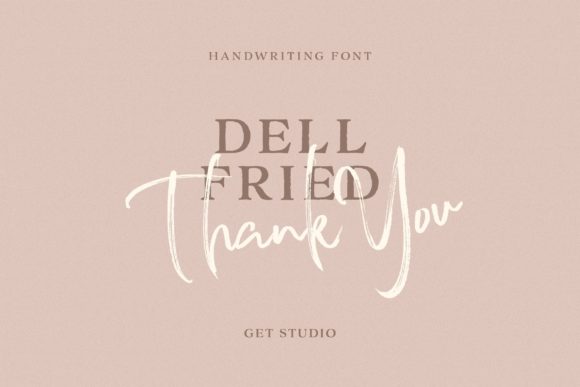 Dellfried Font Poster 10