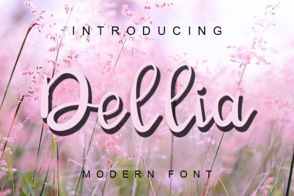 Dellia Font Poster 1