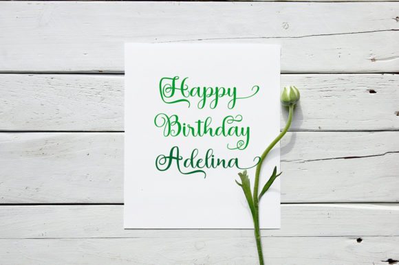 Dellisa Bonard Font Poster 2