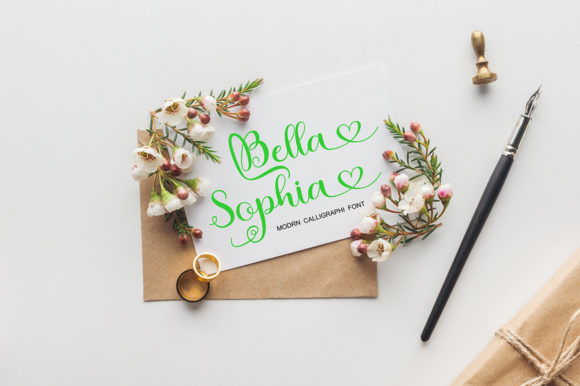 Dellisa Bonard Font Poster 4