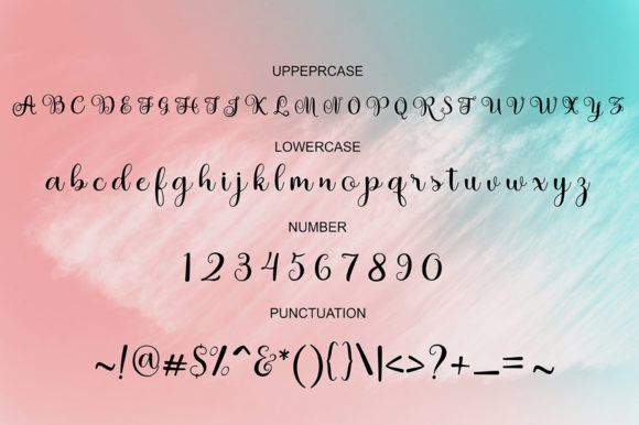Dellisa Bonard Font Poster 7