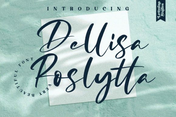 Dellisa Roslytta Font Poster 1