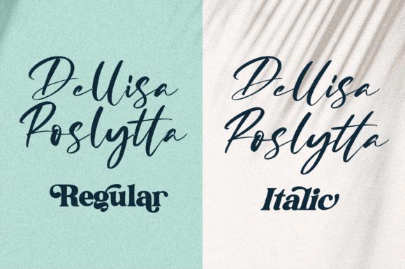 Dellisa Roslytta Font Poster 14