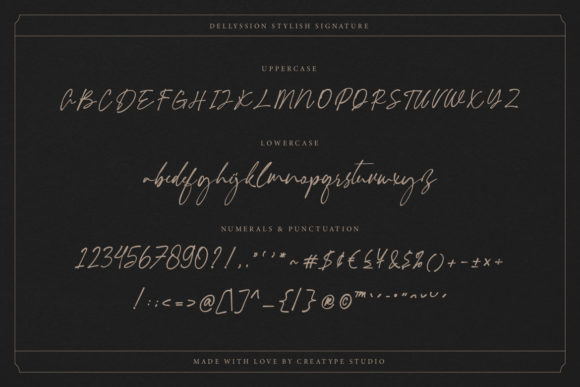 Dellyssion Font Poster 8