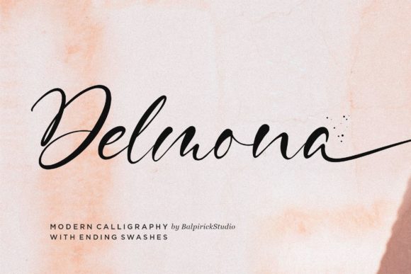 Delmona Font Poster 1