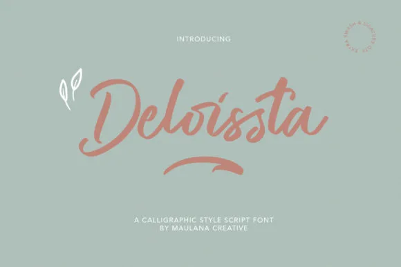 Deloissta Font Deloissta Font Poster 1