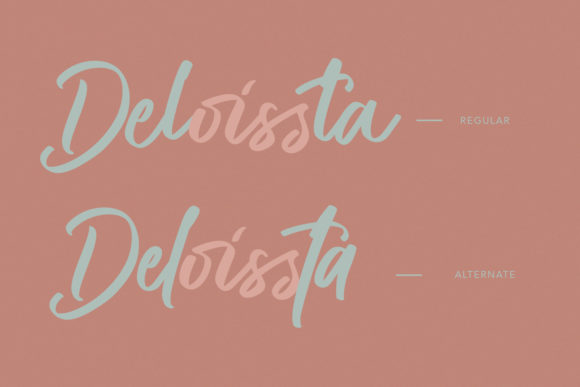 Deloissta Font Poster 2