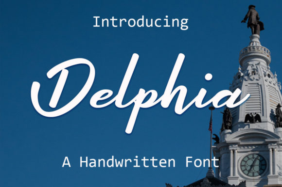 Delphia Font Poster 1