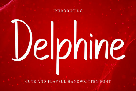 Delphine Font Poster 1