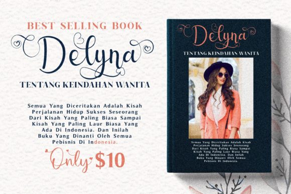 Delyna Font Poster 3