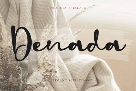 Denada Font Denada Font Poster 1