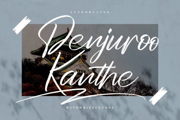 Denjuroo Kanthe Font Poster 1