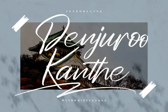 Denjuroo Kanthe Font Poster 1