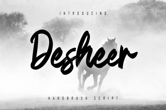 Desheer Font Poster 1