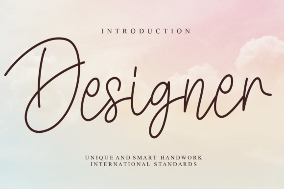 Designer Font Designer Font Poster 1