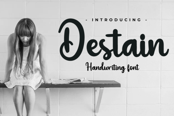 Destain Font Poster 1